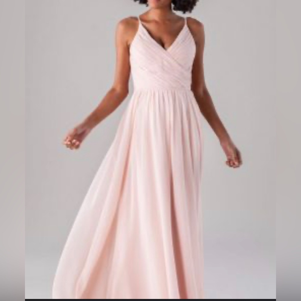 NWTLux Chiffon Beaded Straps Flowy Dress